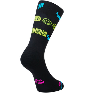 80'S NIGHT BLACK-SPORCKS KOŞU ÇORABI