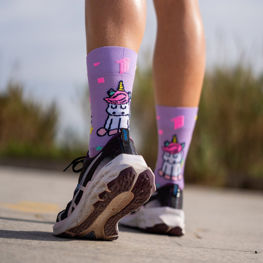 STAY MAGIC PURPLE-SPORCKS KOŞU ÇORABI