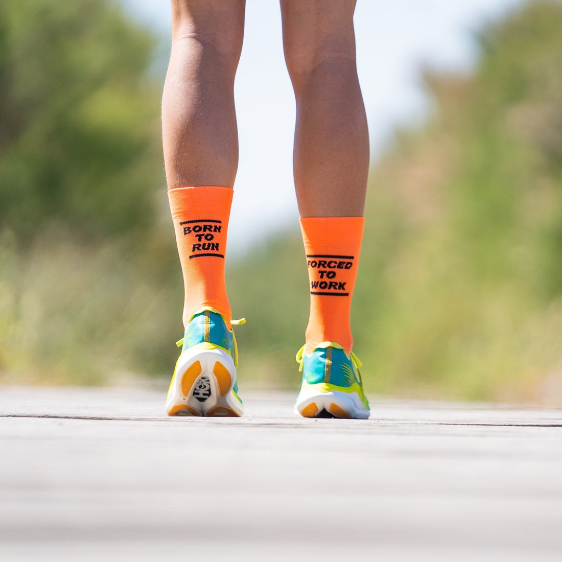 BORN TO RUN ORANGE-SPORCKS KOŞU ÇORABI
