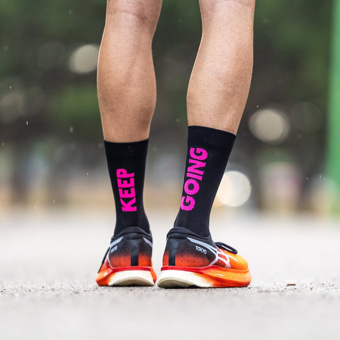 KEEP GOING BLACK-SPORCKS KOŞU ÇORABI
