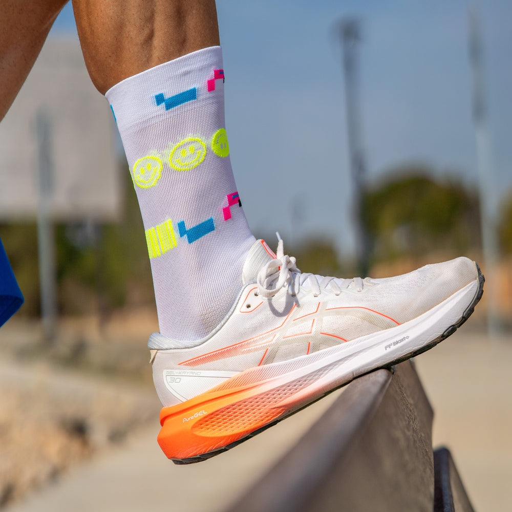 80'S NIGHT WHITE-SPORCKS KOŞU ÇORABI